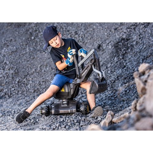 Rolly Toys Volvo rollyDigger Koparka Samobieżna - Jeździk obrotowy czarny na Arena.pl