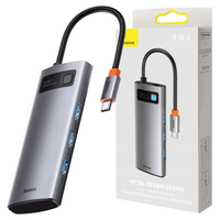 Adapter 5w1 Baseus Hub USB-C na 3x USB 3.0 + HDMI + USB-C PD