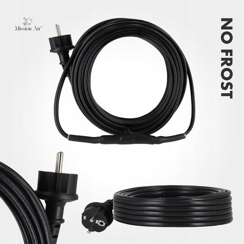 KABEL GRZEWCZY PRZEWÓD GRZEJNY Z TERMOSTATEM do rur rynny dachu 16W/m | 5M na Arena.pl