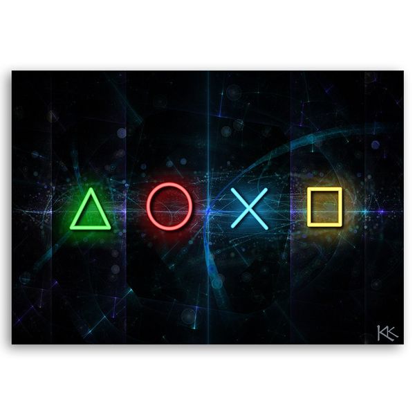Emaga Obraz na płótnie, Przyciski do kontrolera - 100x70 zdjęcie 3