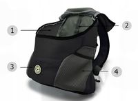 Plecak transporter dla psa pupila, torba podróżna