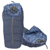 Śpiworek do wózka 4w1  MIŚ SOLID-BLUE