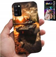 ETUI DO SAMSUNG GALAXY A41 - CZOŁG, WOJNA, MILITARIA, WOJSKOWE, WZORY