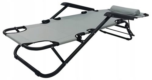 SKŁADANY MOCNY LEŻAK FOTEL OGRODOWY ZERO GRAVITY na Arena.pl