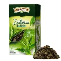 BIG-ACTIVE HERBATA ZIELONA 100G LIŚĆ PURE GREEN