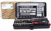 WURTH ZESTAW KLUCZ NASADOWYCH WIELOPROFILOWYCH ZEBRA 1/4″ 33 EL 096511032