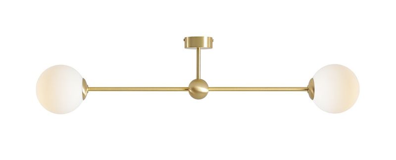 PLAFON WHITE PEARL 2 BRASS zdjęcie 1