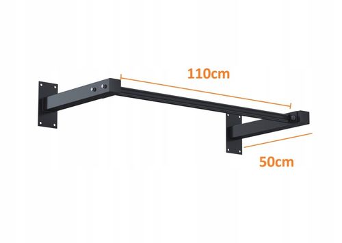 DRĄŻEK DO PODCIĄGANIA szeroki 120cm ŚCIANA / SUFIT na Arena.pl