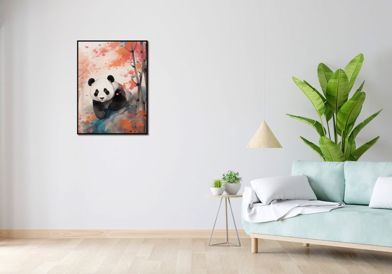 Plakat 60x80cm Panda wśród Klonów zdjęcie 4
