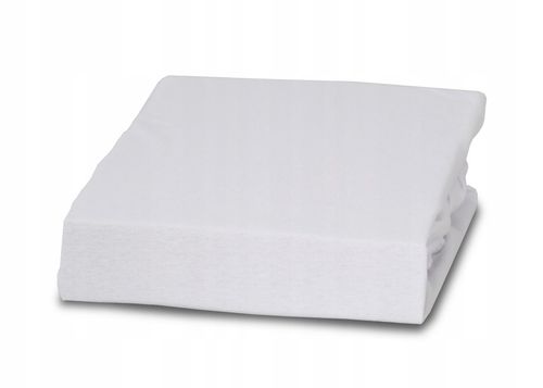 PRZEŚCIERADŁO BAWEŁNIANE 160x220, BIAŁE HOTELOWE na Arena.pl