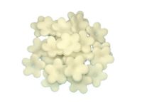 Kwiatki prymulki cukrowe białe na tort, babeczki a25