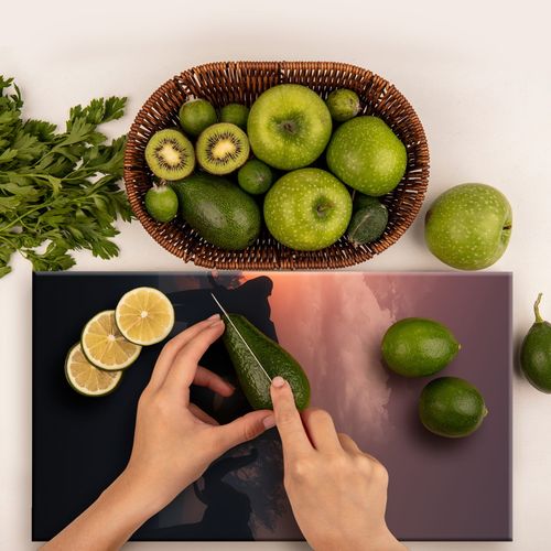 SZKLANA DESKA NA KUCHENKĘ 60x52 066A SŁONIE na Arena.pl