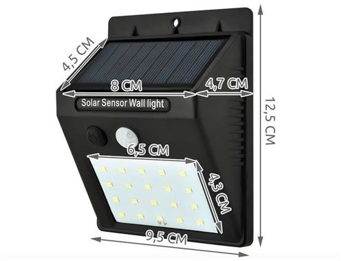 Lampa solarna ścienna L5015 na Arena.pl