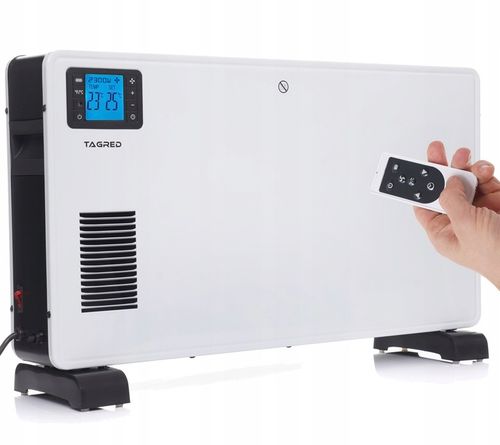Grzejnik Konwektorowy Turbo Pilot Timer LCD Bardzo Mocny 2300W na Arena.pl