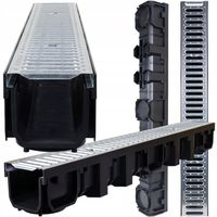 ODWODNIENIE LINIOWE GARAŻU A15 1,5t KORYTKO GRUBY RUSZT METAL H105