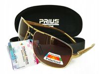 OKULARY MĘSKIE POLARYZACYJNE AVIATOR FLEKS ETUI