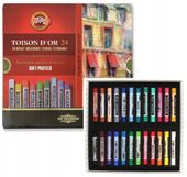 KOH-I-NOOR Pastele suche kredki Toison D'or 24 kol