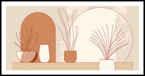 Plakat 91,3x44,5cm Widok Roślin na Arena.pl