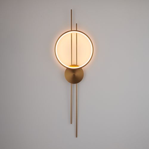 Lampa ścienna ECLIPTICA LED złota 100 cm na Arena.pl