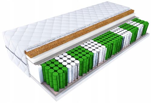 Materac kieszeniowy z kokosem CARL 90x200 H3/H4- KONIEC Z BÓLEM na Arena.pl