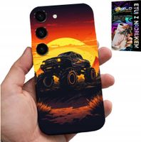 ETUI DO SAMSUNG GALAXY S23 - MONSTERTRUCK, CIĘŻARÓWKA, WZORY + SZKŁO