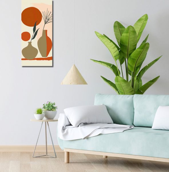 Obraz 30x70cm Wazy w Czerwieni zdjęcie 2