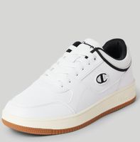 CHAMPION Sneakersy z wyhaftowanym logo model REBOUND LOW- biały R43