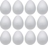 JAJKA JAJKO STYROPIANOWE JAJA 12 SZT 4CM WIELKANOC DO Decoupage STROIK