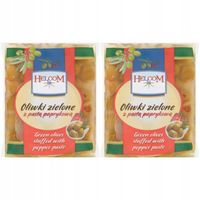 Helcom Oliwki zielone z pastą paprykową 195 g x 2 sztuk