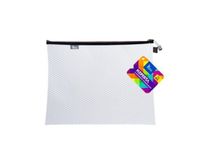 KOPERTA Z SUWAKIEM METALOWYM A5 26x20,5 CM BIAŁA TETIS