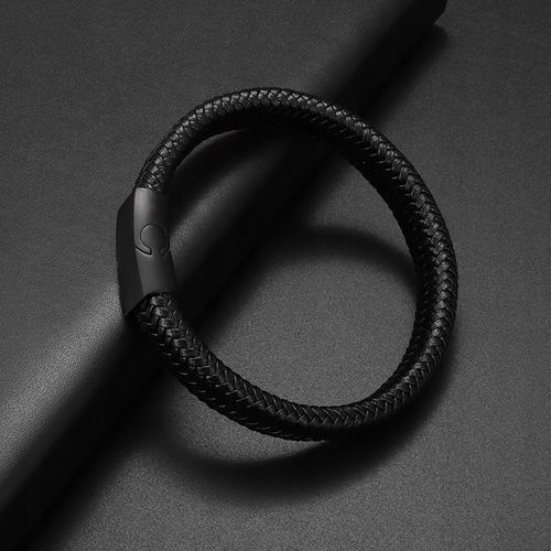 GRUBA Bransoletka Męska SKÓRZANA Skóra Naturalna Rzemień Dla Mężczyzny na Arena.pl