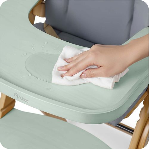 Drewniane krzesełko do karmienia Nukido Timo na Arena.pl