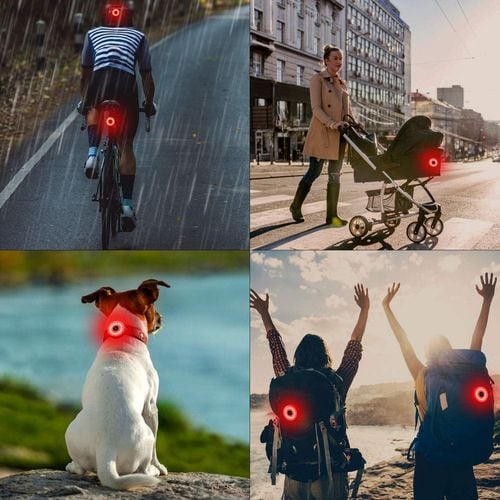 Lampka Rowerowa Latarka Na Kierownicę I Tył Zestaw Rowerowy Lr-02 na Arena.pl