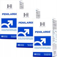 3x PENILARGE ZESTAW SKUTECZNE POWIĘKSZENIE POGRUBIENIE PENISA EREKCJA WZWÓD