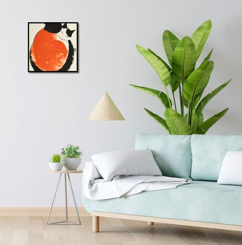 Plakat 40x40cm Yin i Yang Kotów na Arena.pl