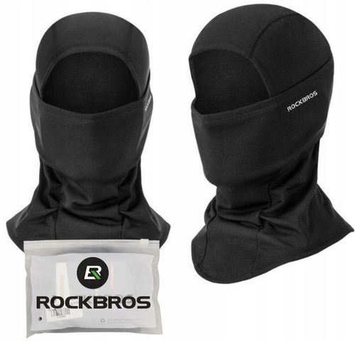 Kominiarka motocyklowa ciepła pod kask do biegania narty na rower ROCKBROS na Arena.pl