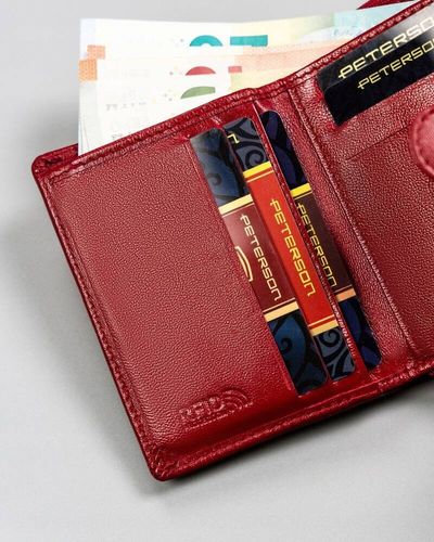 portfel damski na zatrzask i suwak - peterson na Arena.pl