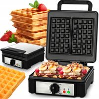 GOFROWNICA ZELMER GOFRY XXL DUŻA POWIERZCHNIA NIEPRZYWIERAJĄCA 1200W