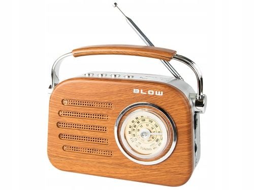 RADIO KUCHENNE RETRO PRZENOŚNE BLUETOOTH FM NA BATERIE R20 SIECIOWE na Arena.pl