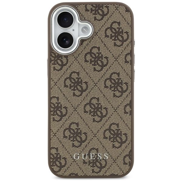 Etui Guess 4G Classic Logo MagSafe do iPhone 17 brązowy zdjęcie 3