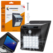 LAMPA ŚCIENNA SOLARNA LED Z CZUJNIKAMI RUCHU BIAŁY NA ŚCIANE VERGIONIC