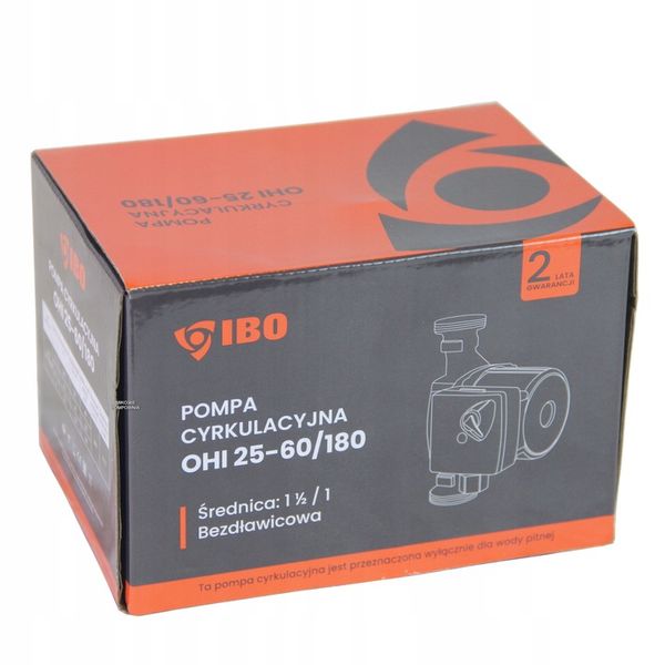 Pompa obiegowa IBO OHI 25-60/180 zdjęcie 3