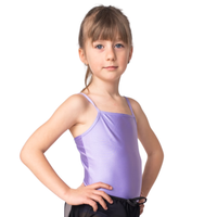 Body do tańca strój do tańca dla body dziewczęce liliowe