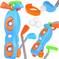 zestaw do gry w mini golfa + stojak na kółkach i akcesoria sp0765