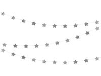 Girlanda srebrne gwiazdki, 360 cm