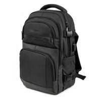 Plecak podróżny do samolotu z kieszenią na laptop 20l 40x20x25 cm - czarny