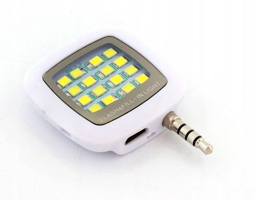 LAMPA 16 LED do SELFIE MINIJACK TELEFON ANDROID na Arena.pl
