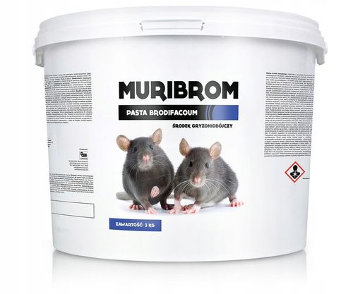 SILNA TRUTKA NA MYSZY I SZCZURY MURIBROM PASTA W SASZETKACH BRODIFAKUM na Arena.pl
