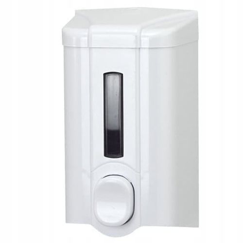 Dozownik Pojemnik do mydła płynie zbiornik 500 ml Biały Naścienny ATEST PZH na Arena.pl