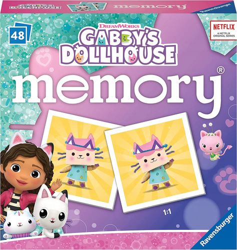 Gra Pamięciowa Karciana Edukacyjna Gabi Koci Domek Układanka 48 Kart Memory na Arena.pl
